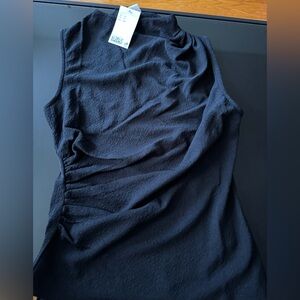 H&M Black Textured Tank Top